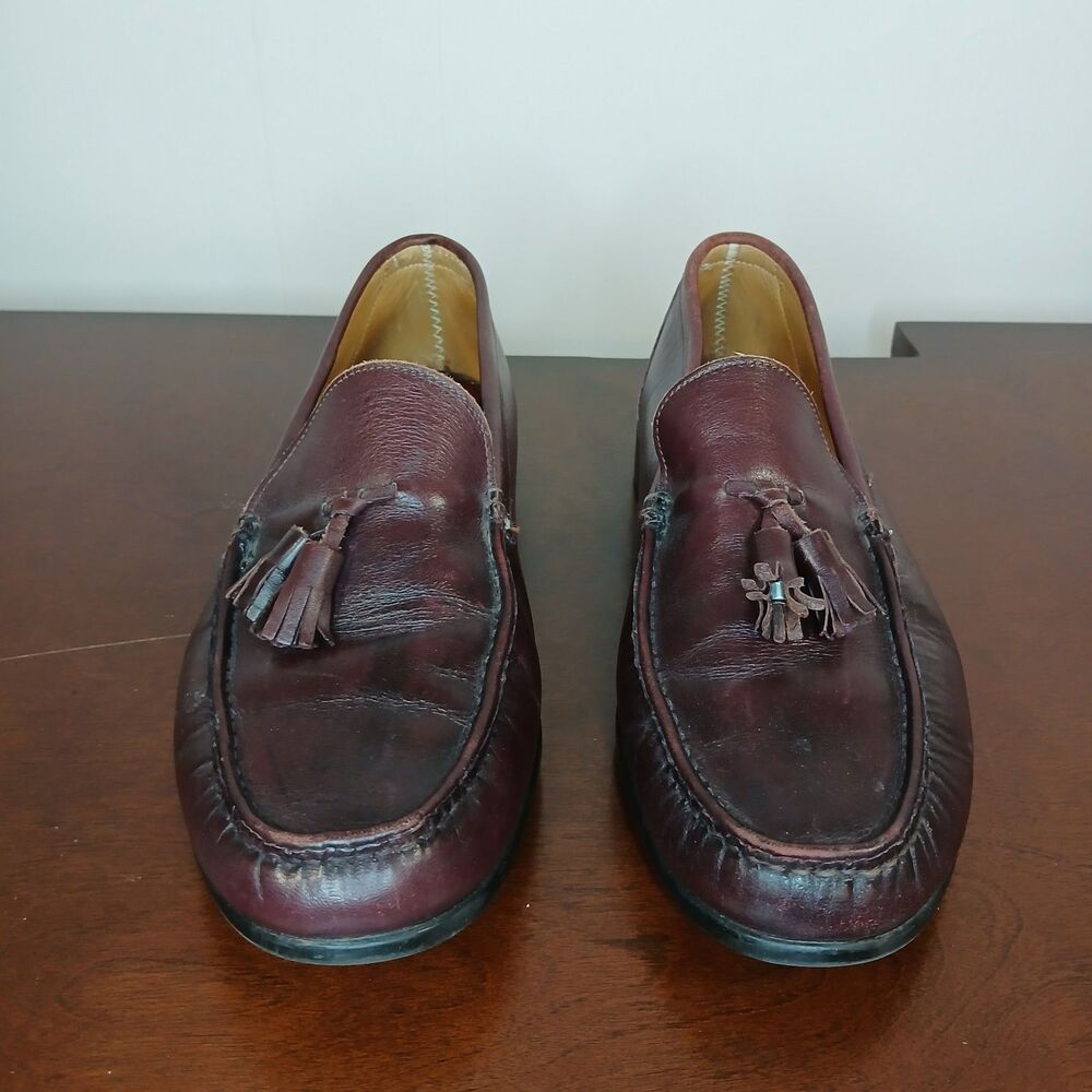 Sperry Top-Sider Tassel Loafers Oxblood Burgundy 10W Ivy Prep Old Money Trad USA